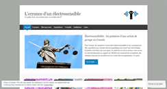 Desktop Screenshot of electrosensible.info