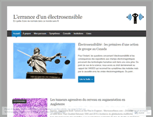 Tablet Screenshot of electrosensible.info